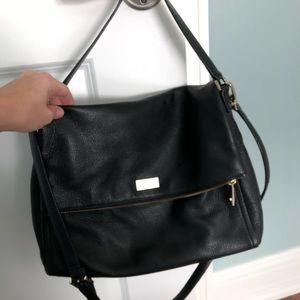 Kate Spade pebbled black handbag